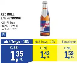 Metro Red bull energydrink Angebot