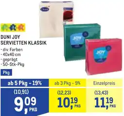 Metro Duni joy servietten klassik Angebot