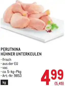 Metro Perutnina hühner unterkeulen Angebot