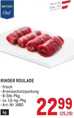 Metro Rinder roulade Angebot