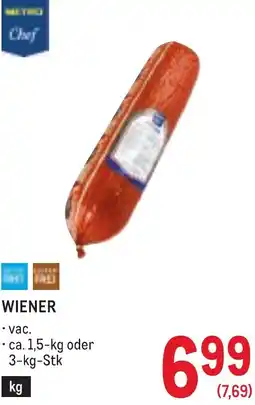 Metro Wiener Angebot