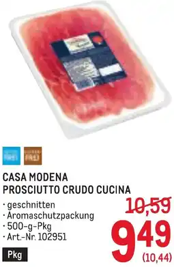 Metro Casa modena prosciutto crudo cucina Angebot