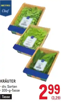 Metro Kräuter Angebot