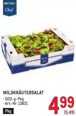 Metro Wildkräutersalat Angebot
