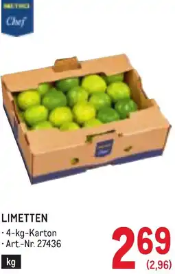 Metro Limetten Angebot