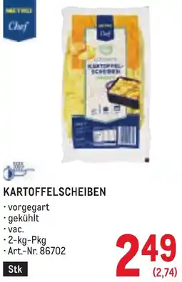 Metro Kartoffelscheiben Angebot