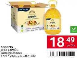 Transgourmet Goodfry chef rapsöl Angebot
