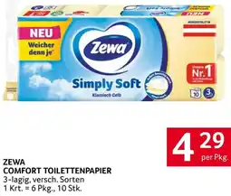 Transgourmet Zewa comfort toilettenpapier Angebot
