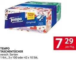 Transgourmet Tempo taschentücher Angebot