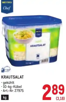 Metro Krautsalat Angebot