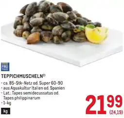 Metro Teppichmuscheln Angebot
