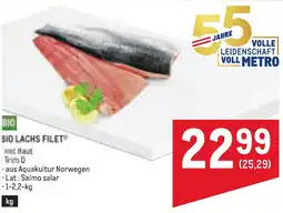 Metro Bio bio lachs filet Angebot