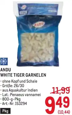 Metro Andu white tiger garnelen Angebot