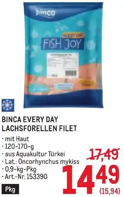 Metro Binca every day lachsforellen filet Angebot