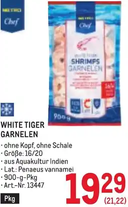 Metro White tiger garnelen Angebot