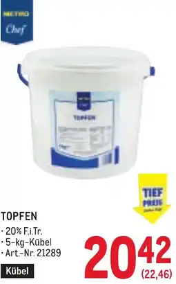 Metro Topfen Angebot