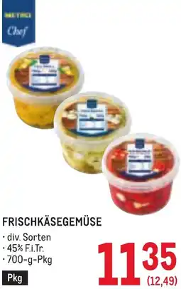 Metro Frischkäsegemüse Angebot