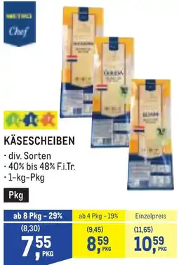 Metro Käsescheiben Angebot