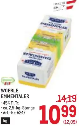 Metro Woerle emmentaler Angebot