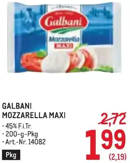 Metro Galbani mozzarella maxi Angebot