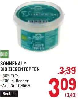 Metro Sonnenalm bio ziegentopfen Angebot