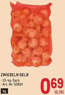 Metro Zwiebeln gelb Angebot