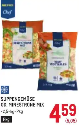 Metro Suppengemüse od. minestrone mix Angebot