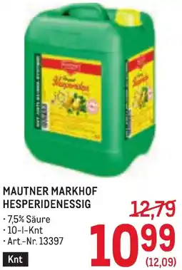 Metro Mautner markhof hesperidenessig Angebot