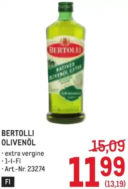 Metro Bertolli olivenöl Angebot