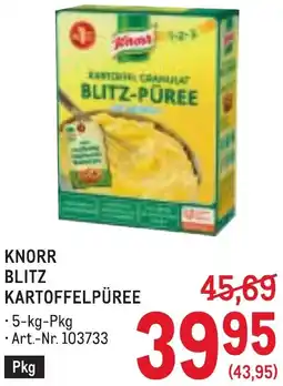 Metro Knorr blitz kartoffelpüree Angebot