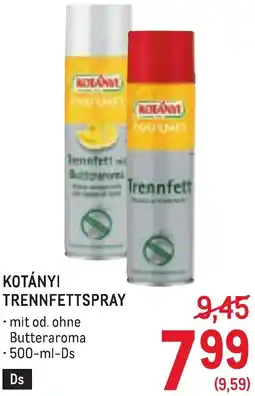 Metro Kotányi trennfettspray Angebot