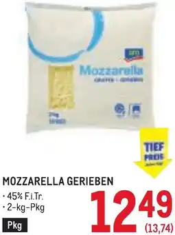Metro Mozzarella gerieben Angebot