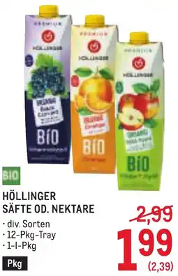 Metro Höllinger säfte od. nektare Angebot
