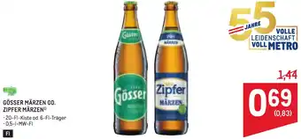 Gösser märzen od. zipfer märzen