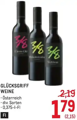 Metro Glücksgriff weine Angebot