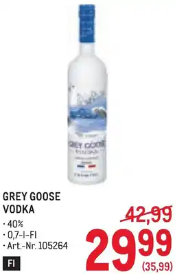 Metro Grey goose vodka Angebot