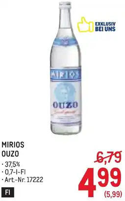Metro Mirios ouzo Angebot