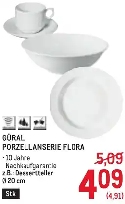 Metro Güral porzellanserie flora Angebot