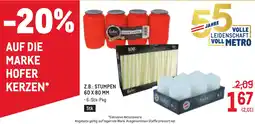 Metro hofer kerzen Angebot