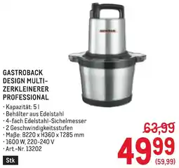 Metro Gastroback design multi- zerkleinerer professional Angebot