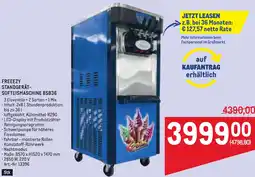 Metro Freeezy standgerät- softeismaschine Angebot