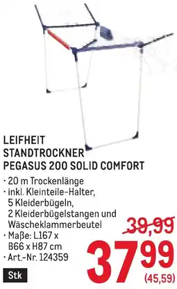Metro Leifheit standtrockner pegasus Angebot