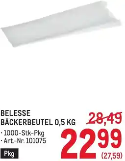 Metro Belesse backerbeutel Angebot