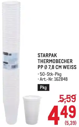 Metro Starpak thermobecher Angebot