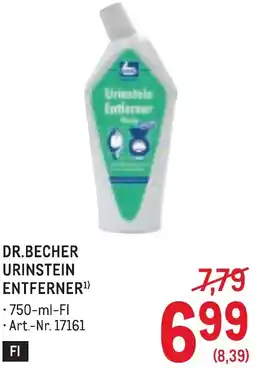 Metro Dr.becher urinstein entferner Angebot