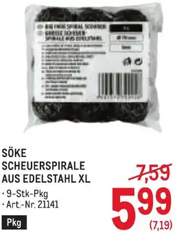 Metro Söke scheuerspirale aus edelstahl Angebot