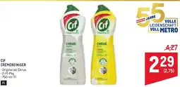 Metro Cif cremereiniger Angebot