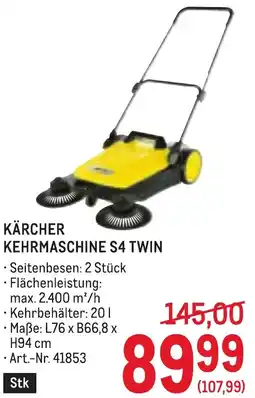 Metro Kärcher kehrmaschine Angebot