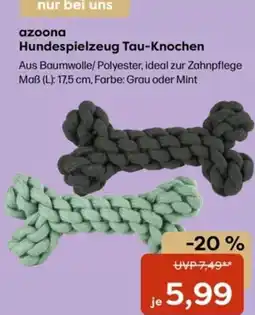 ZOO & Co azoona Hundespielzeug Tau-Knochen Angebot