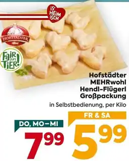 Billa Hofstädter Hendl-Flügerl Angebot